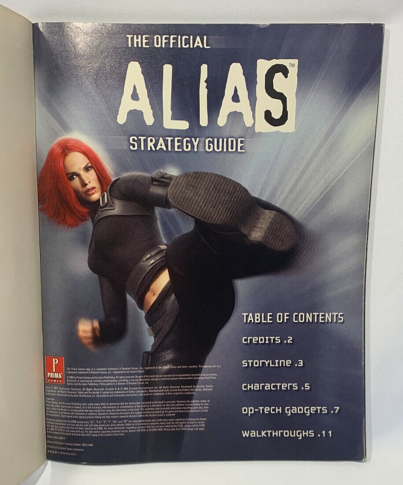Prima Official Strategy Guide - Alias