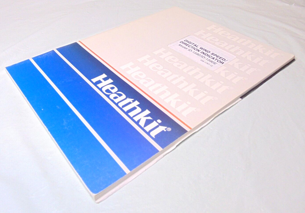 Heathkit Digital Windspeed/Direction Indicator ID-1590/ID-1590E Manual Foldouts