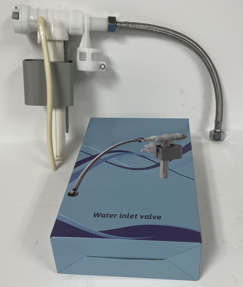 Delta Side Mount Fill Valve with Braided Water Line & Bracket
