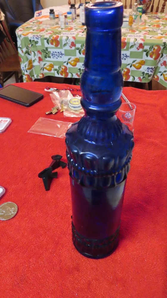 Blue Glass Bottle