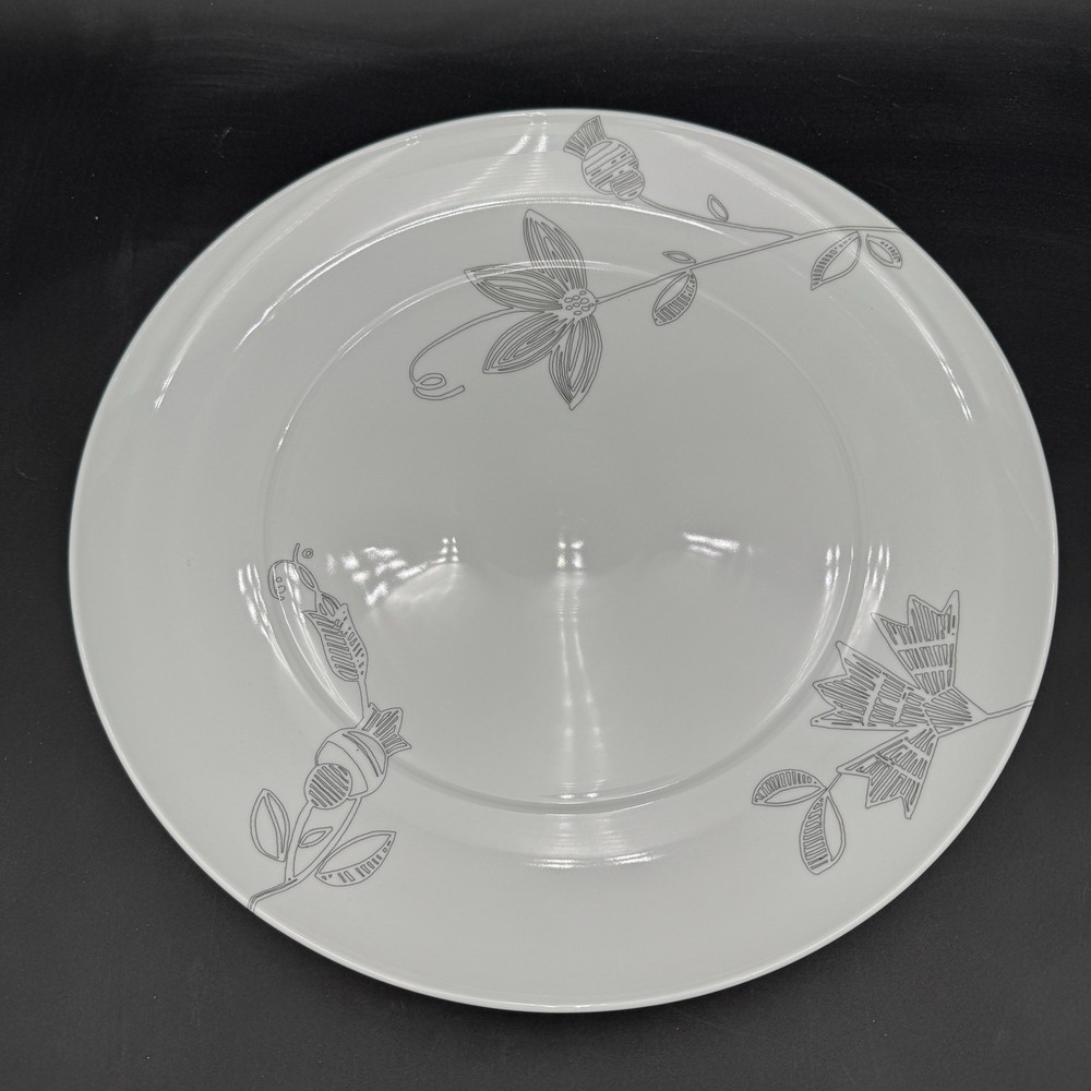 Crate and Barrel Platter Chop Plate Kemi Pattern 15"