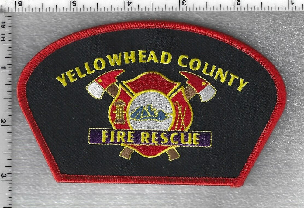 Yellowhead County Fire-Rescue  (Alberta, Canada)  Large Shoulder Patch