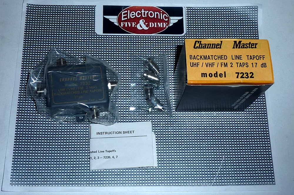 CHANNEL MASTER 7232 17 db LINE TAPOFF #7232
