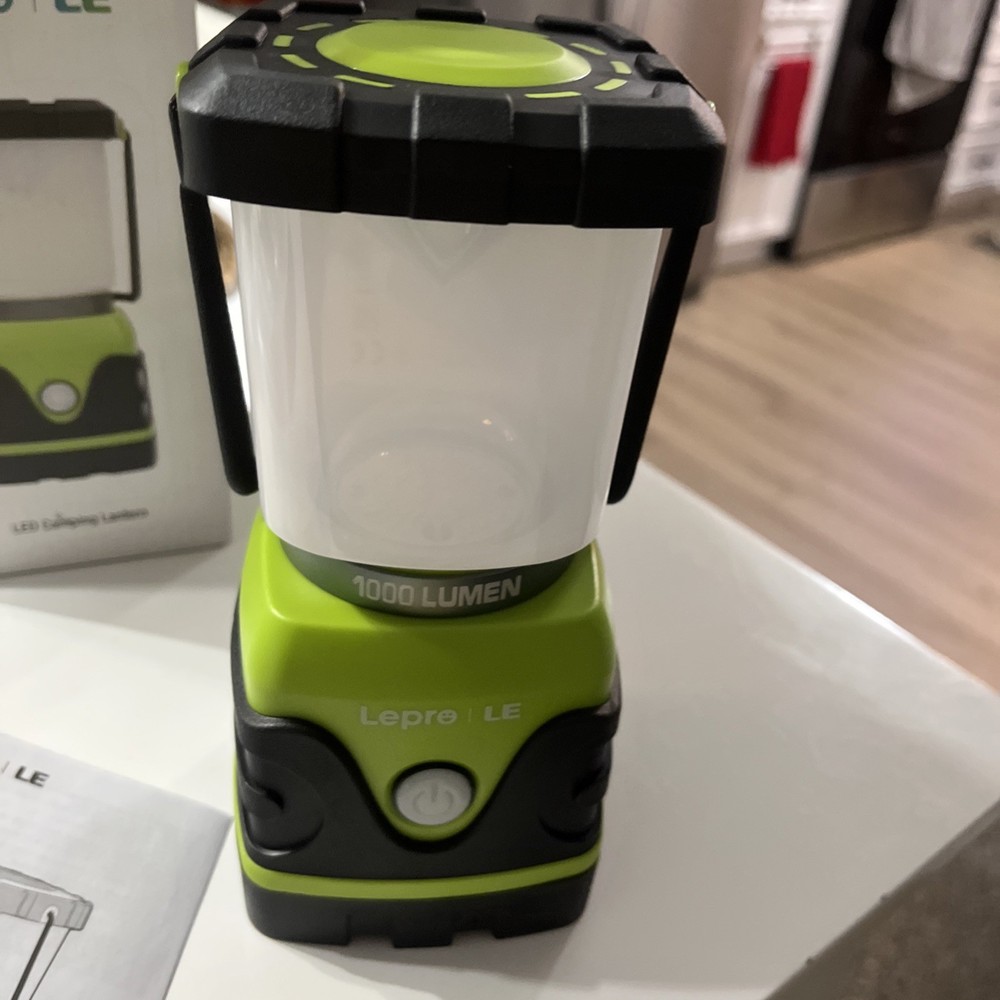 LE 3300002 Battery-Powered Camping Lantern