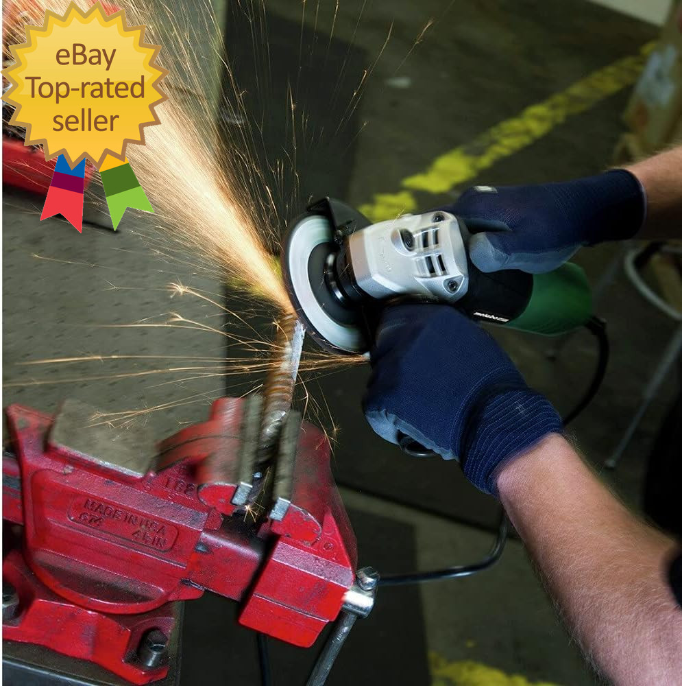 4-1/2-Inch Angle Grinder Includes 5 Grinding Wheels & Hard Case 6.2-Amp Motor