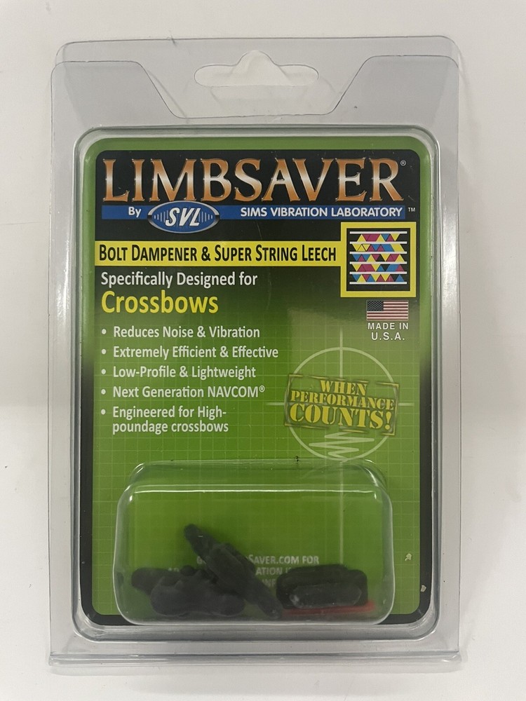 LIMBSAVER Bolt Dampener & Super String Leech (Black) 3Pack 3402