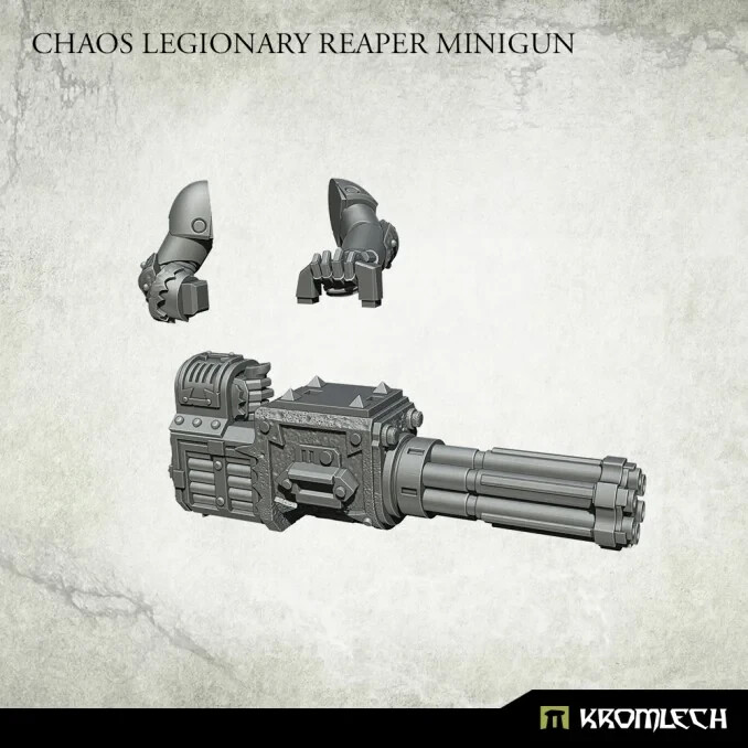 KROMLECH CHAOS LEGIONARY REAPER MINIGUN