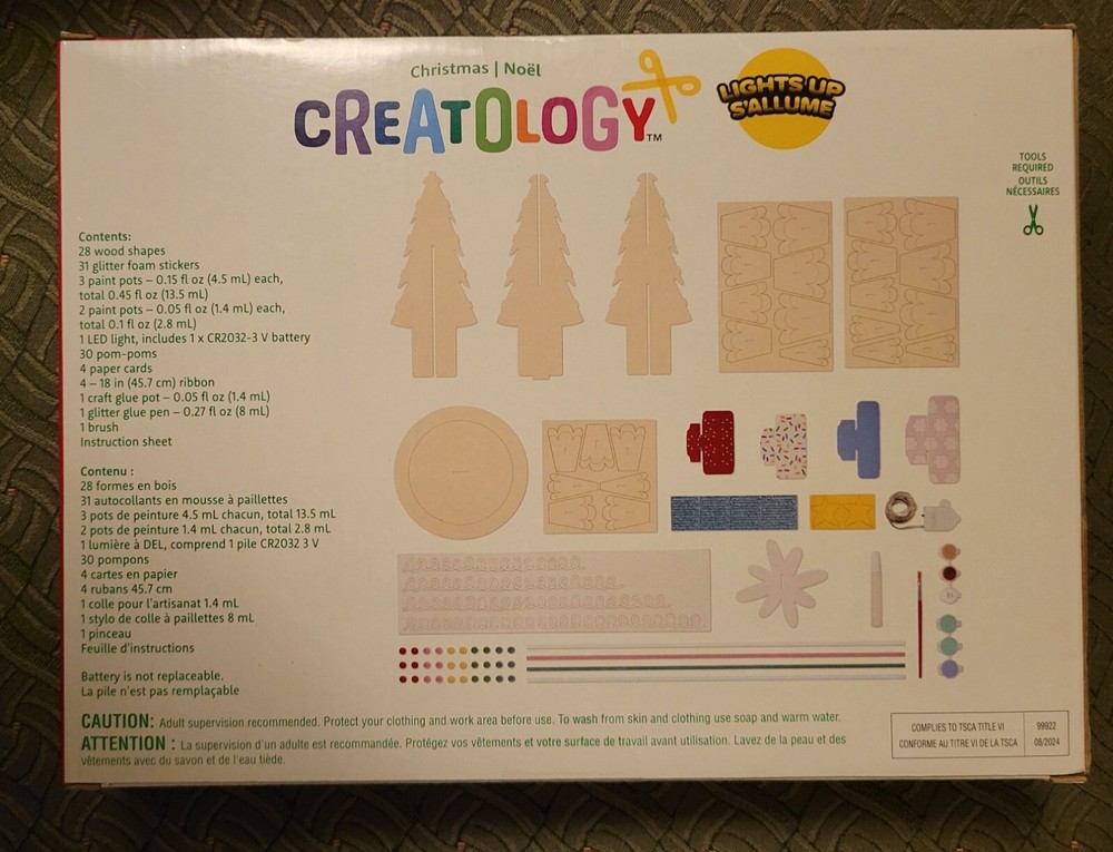 Creatology Led Christmas Tree Kit 6+ NEW SEALED
