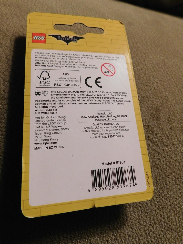 LEGO Batman Movie DC Mini Eraser