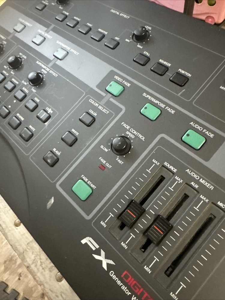 Panasonic WJ-AVE3 FX Digital Generator Video Effects Processor Mixer RARE HTF