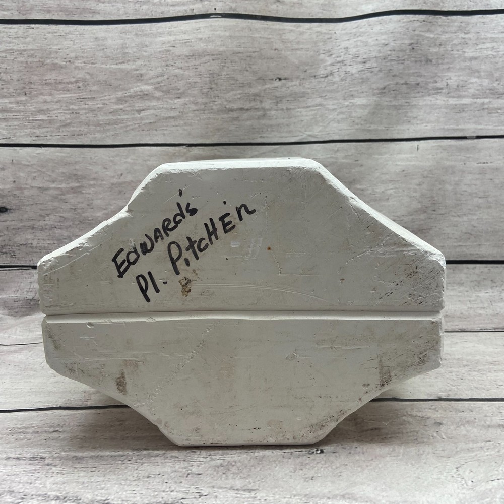 Vintage Unbranded Ceramic Casting Mold Edward's Pl. Pitcher