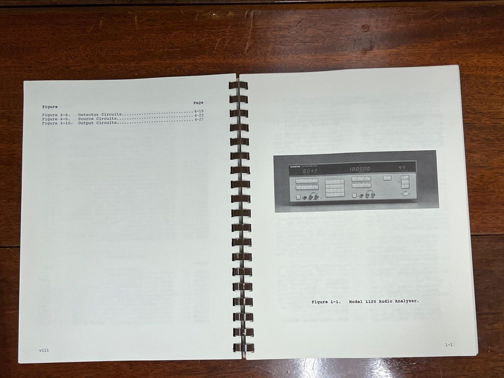 Boonton Auto Analyzer Model 1120 Instruction Manual with Schematics