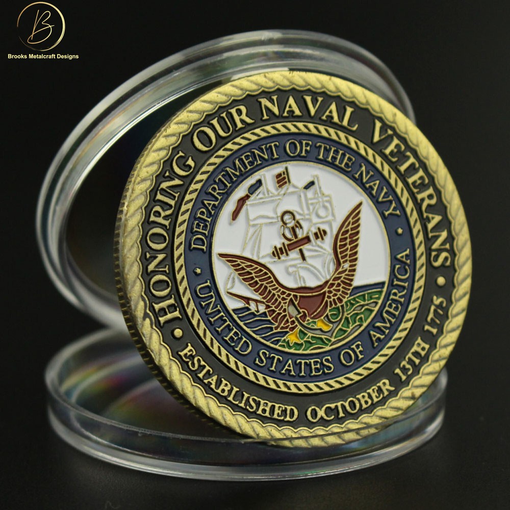 Honoring Our Naval Veterans Challenge Coin