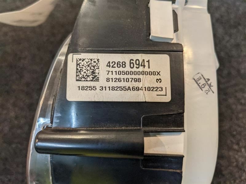 CRUZE 2019 Speedometer 367303