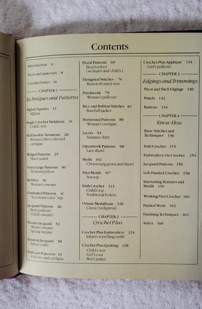 Preowned Treasury of Crochet Techniques & Patterns Crochet Hardback Book