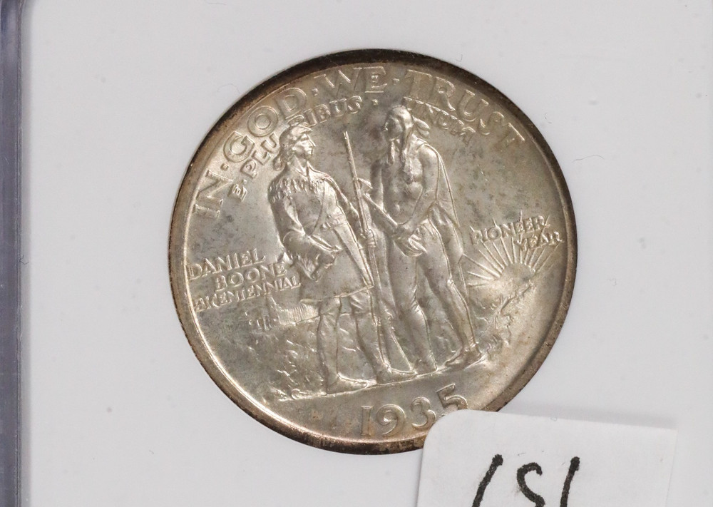 1935 Boone Commemorative Half Dollar — NGC MS65