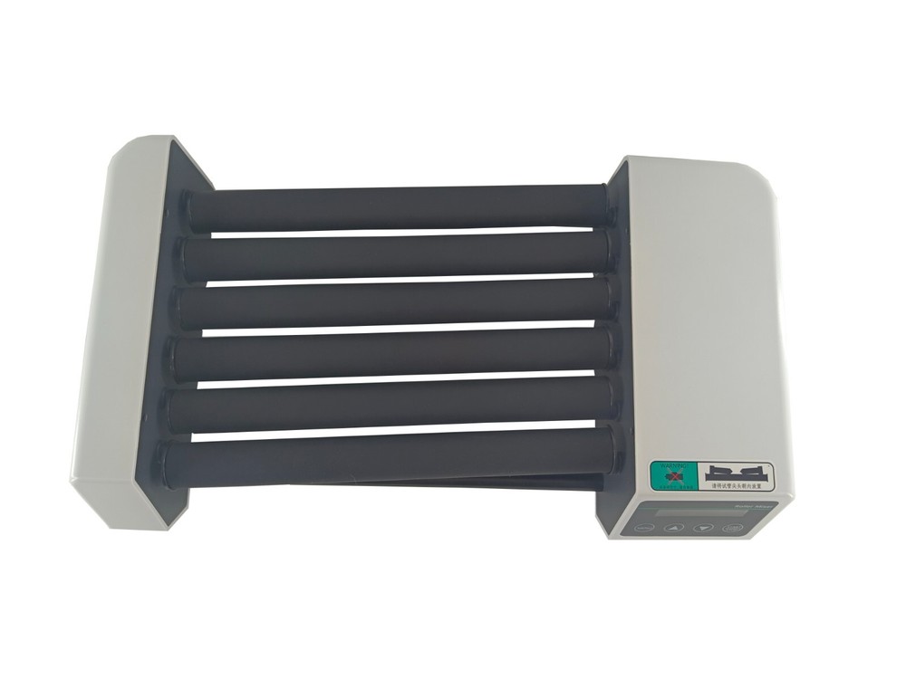 Lab Roller Mixer LCD Display with 6 Rollers Length 28cm Rotating Shaking