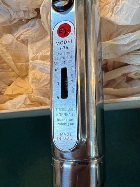 vintage electro voice microphones
