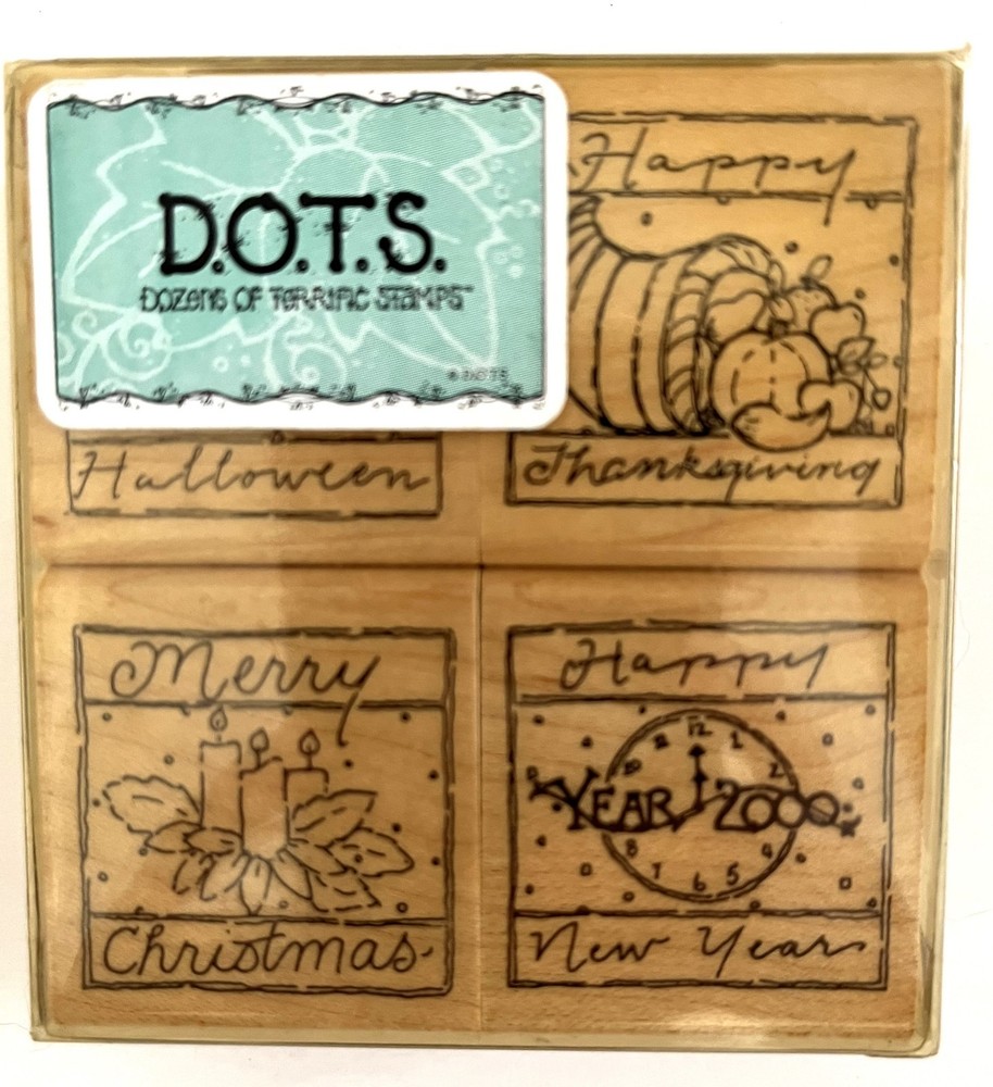 D.O.T.S.  (4) Stamps (2000) Holidays - NEW