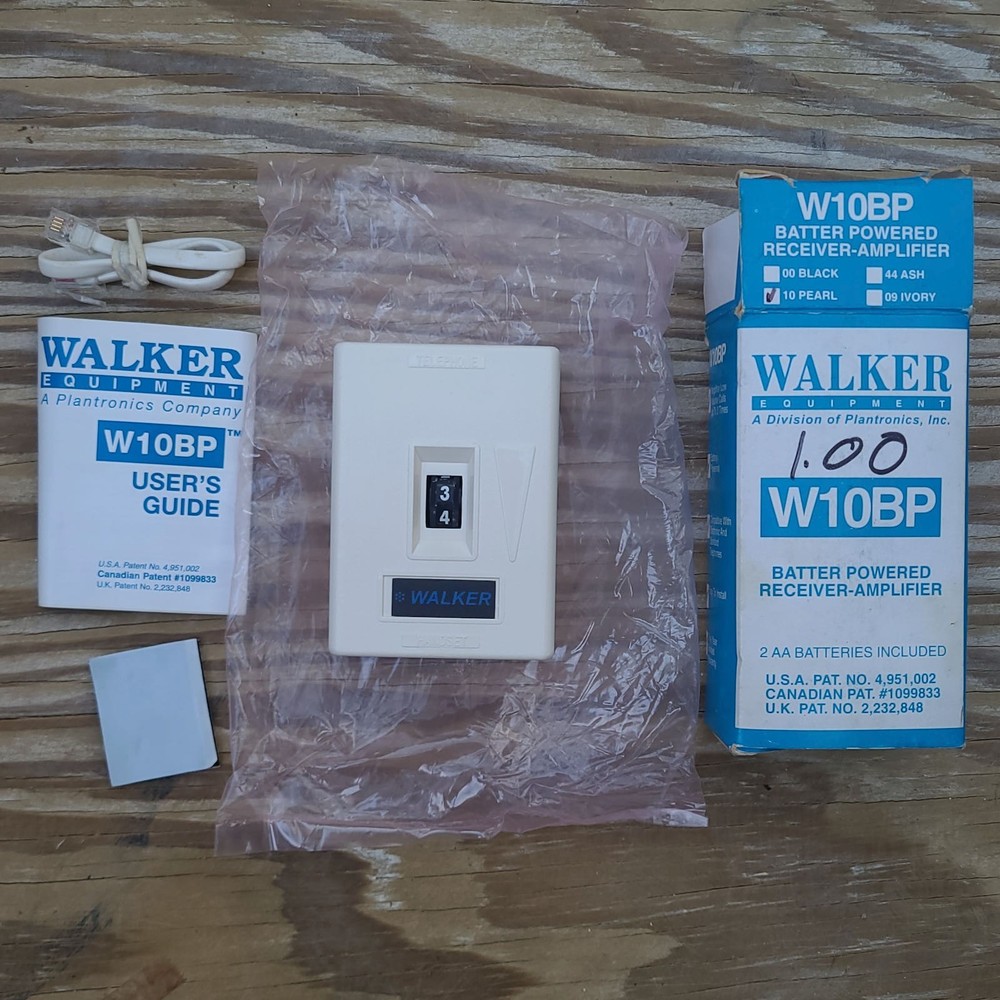 Walker W10BP telephone receiver amplifier