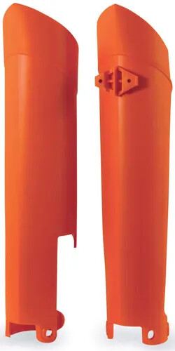 Acerbis Orange Lower Fork Cover Protector Guard Set KTM 250 EXC 08