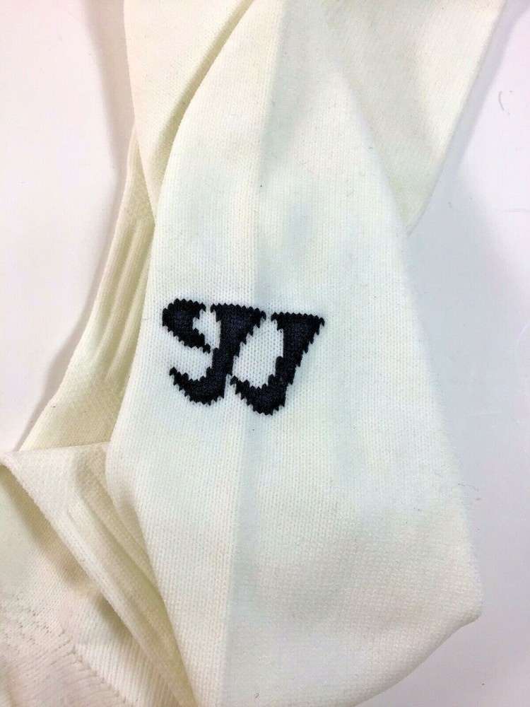White Large Soccer Socks NEW BB3