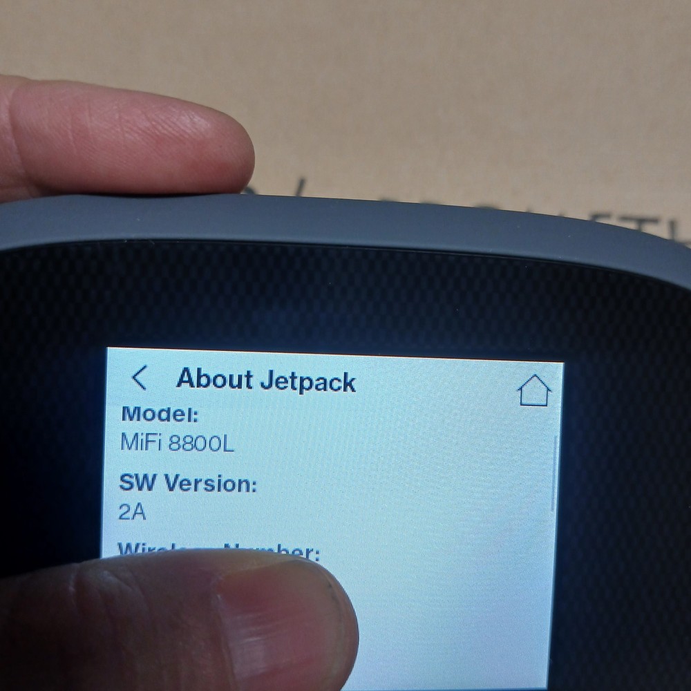 Jetpack MiFi 8800L Verizon Tested Excellent Used Condition