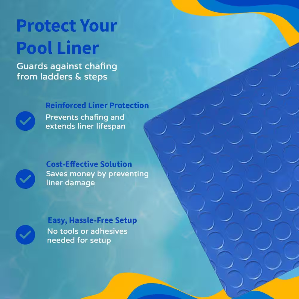 2 Ft. X 3 Ft. In-Pool Ladder/Step Pad for above Ground Pool