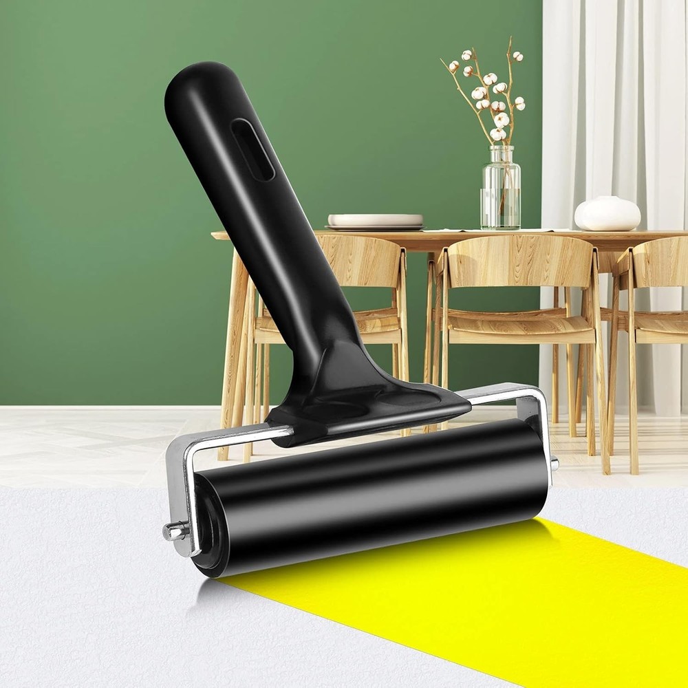 2.2 Inch Rubber Roller Tool, Rubber Brayer Roller for Printmaking by