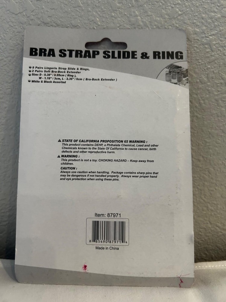 Bra Slide&Ring Extender Missing One Bra Back Extender Soft Flexible Black&White