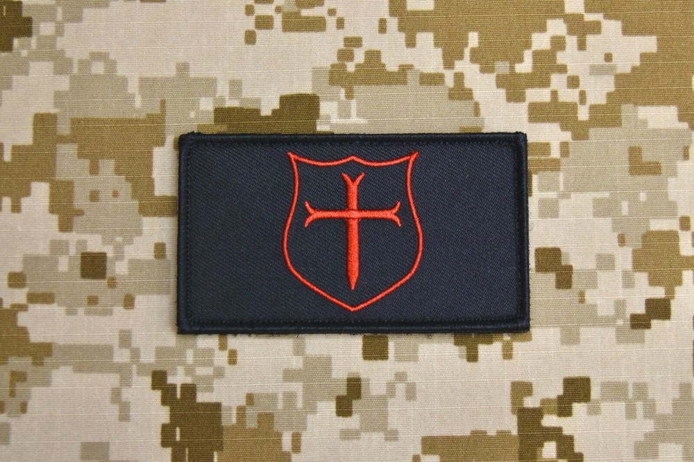 NSWDG Gold Squadron Crusader Shield Patch Black Red DEVGRU SEAL Team 6 Infidel