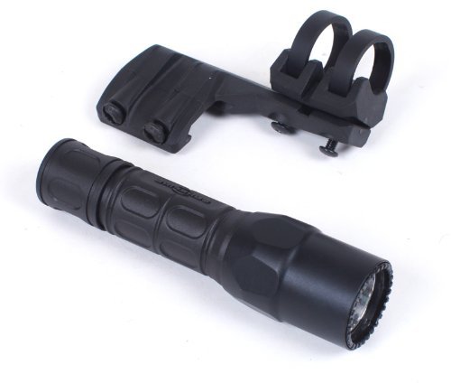Surefire for Mossberg 500 + Forend G2X Flashlight Mount w 5" Rail BLACK