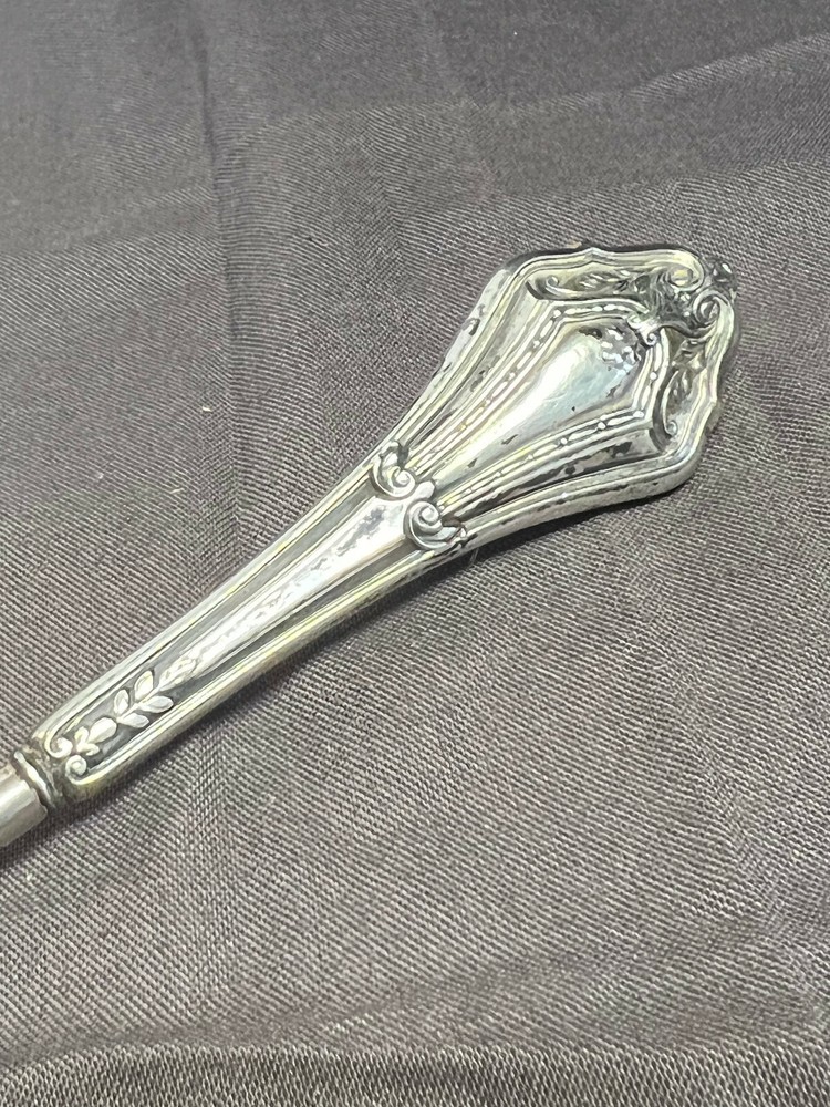 Victorian Webster Lace Puller Button Hook 30.15g Sterling Silver Handle