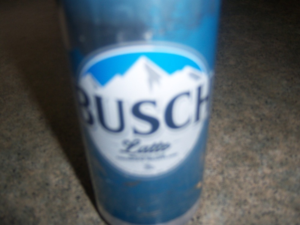 Busch Light 16 oz Latte Beer Can