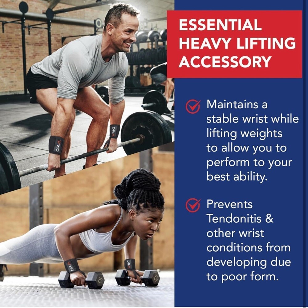 Doctor-Developed Gym Wrist Wraps