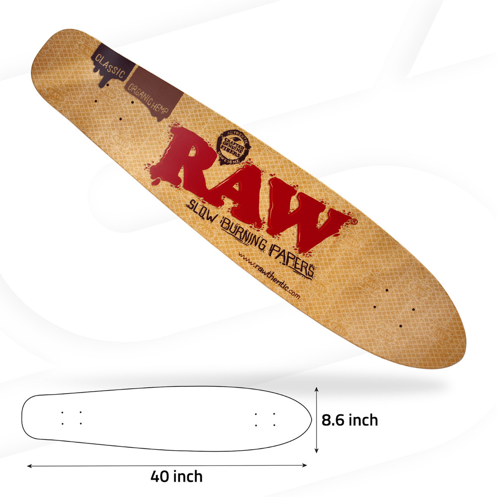 RAW Skate Deck Long Board | 1 Unit