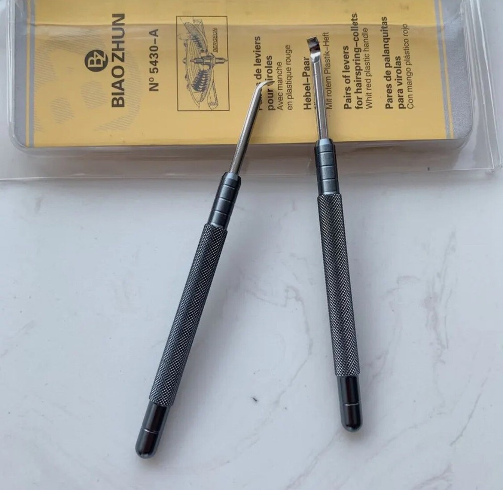 2PC Watch Hairspring Collet Levers