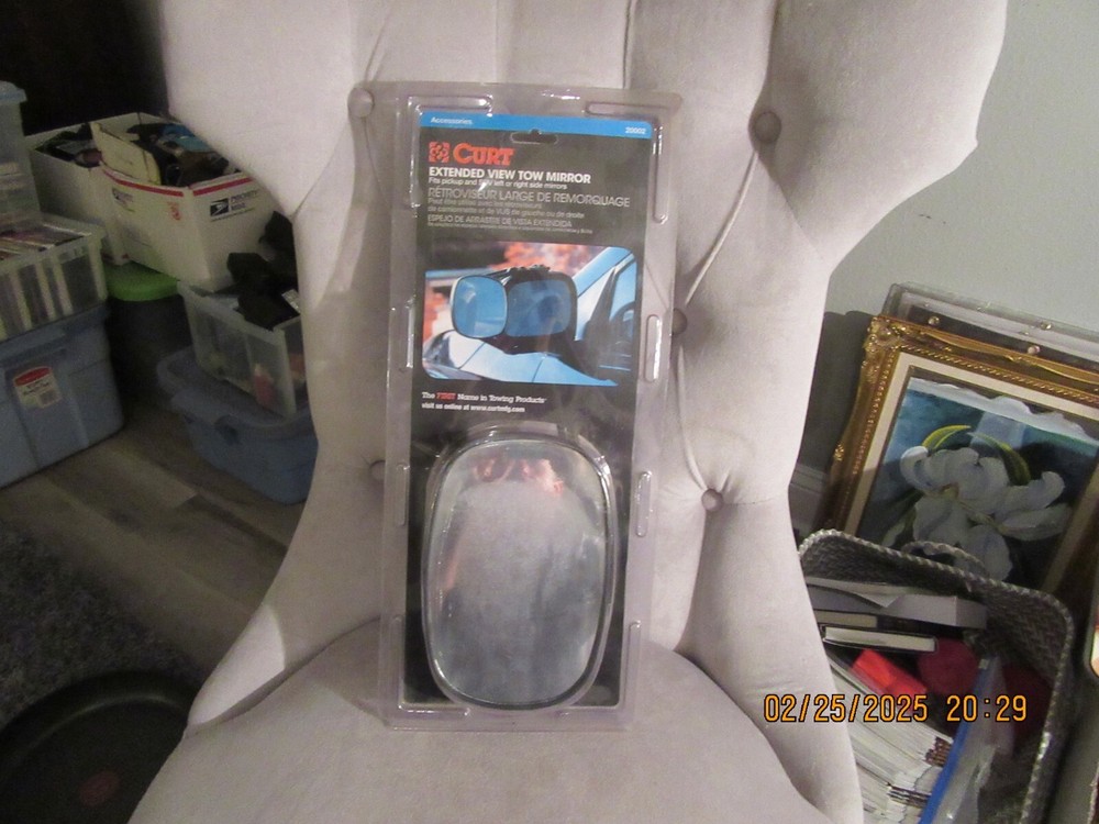 New Curt Extended View Tow Mirror 20002 Perfect Shape!