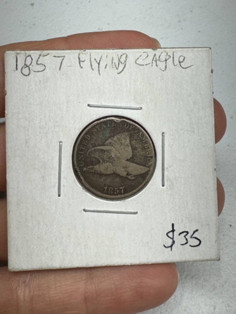 1857 Small Cents Flying Eagle