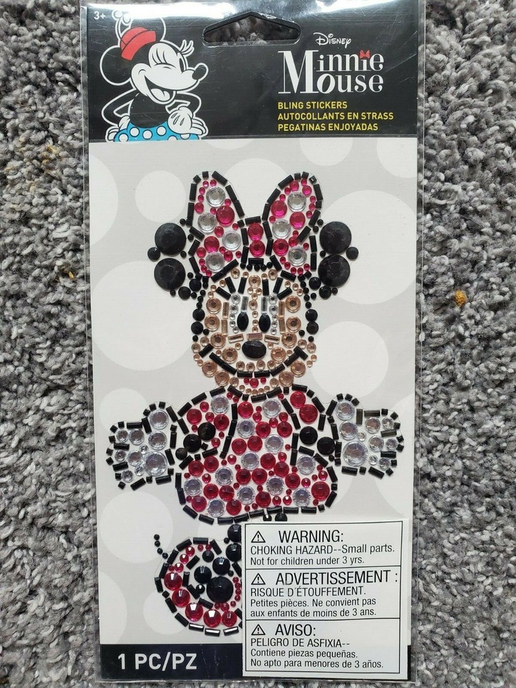 Disney Minnie Mouse & Bow Bling Stickers