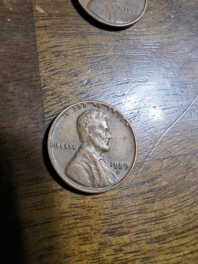 1959 D Lincoln Penny RARE  WITH ERRORS