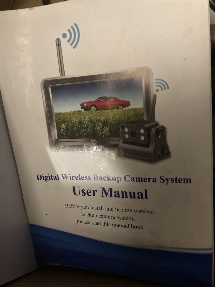 Wireless Magnetic Digital Backup Camera System