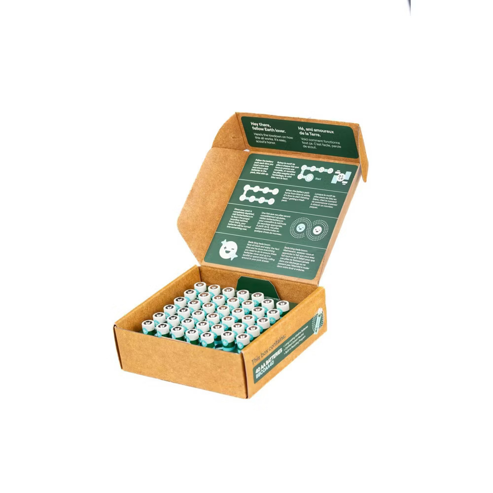 Better Battery Co. 40 AA Kit High Performance Certified Carbon Neutral Alkaline