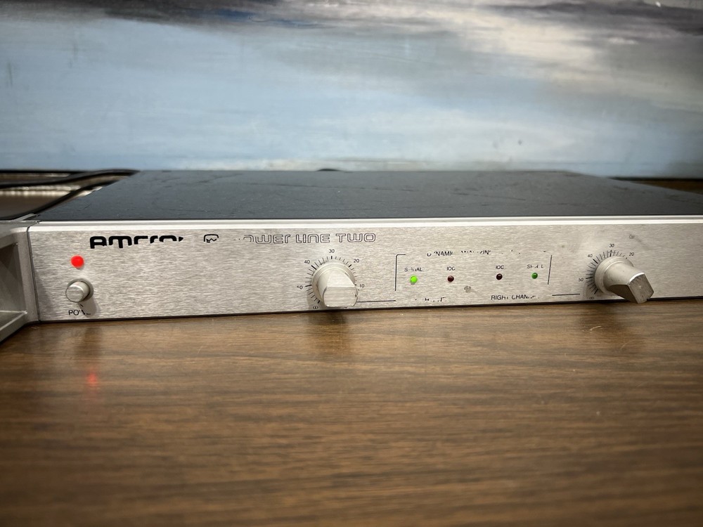 Crown Power Line II /Rack Mount Studio Amp (PL-2) Working TESTED !!