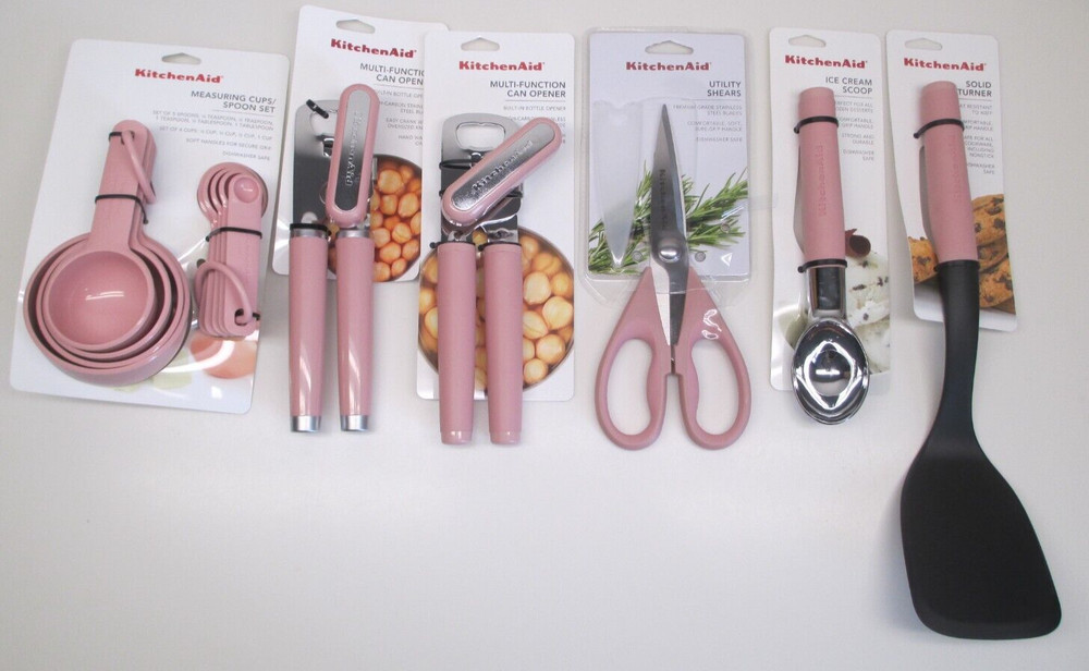 KitchenAid dried rose pink kitchen utensils (HDRA)