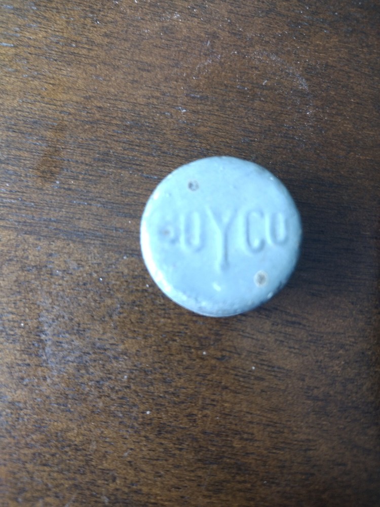 Vintage Boyco Canteen + Cap Galvanized Metal 7.5" Diameter