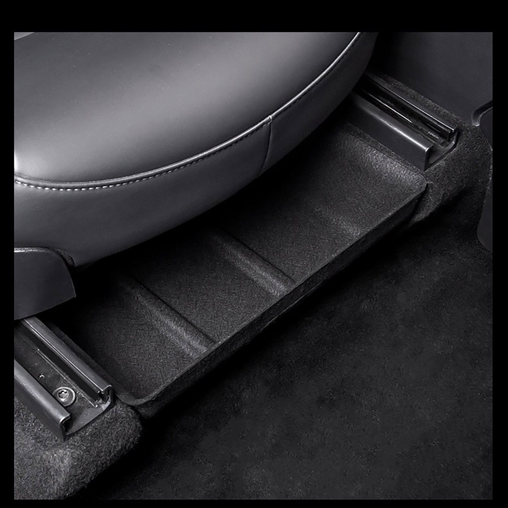 Under-Seat Storage Tray Hidden Box Organizer Bin Box Container for Tesla Model Y