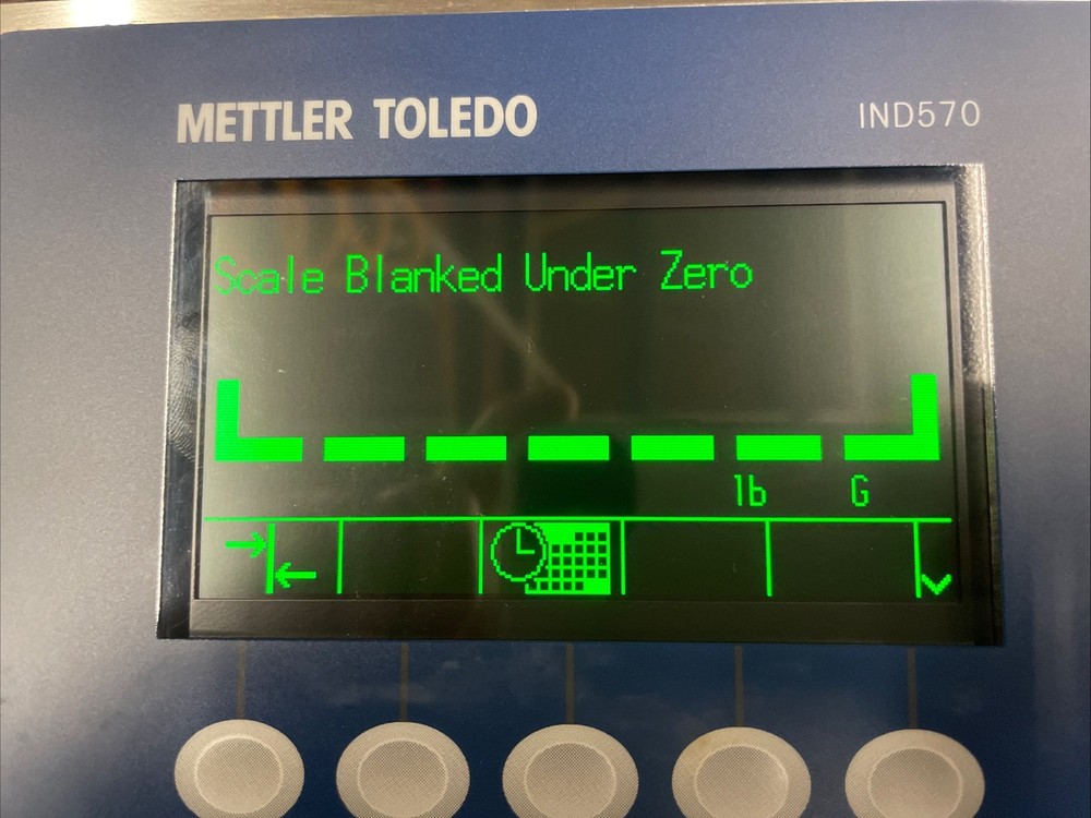 Working Mettler Toledo 4.5" Display Analog Scale Weighing Terminal IND570 Panel