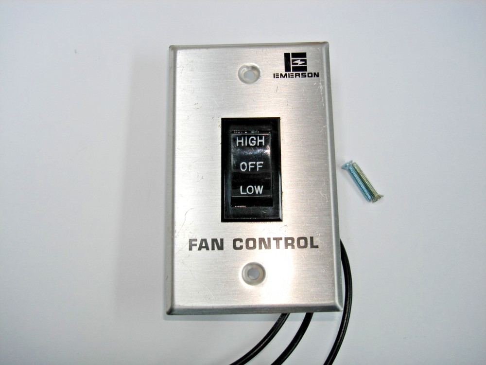 Fan Control Rocker Switch OFF Low High Emerson