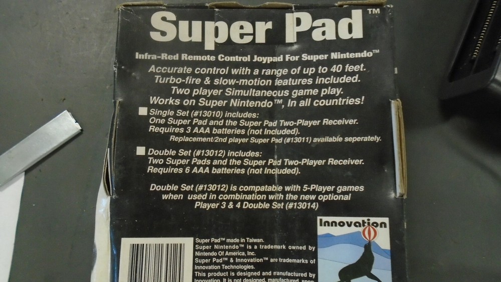 SNES Super Nintendo Infrared Remote Control Pad Controller Wireless Wire less